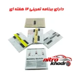 نمای بسته بندی لوازم تناسب اندام تی آر ایکس مدل FORCE KIT با برنامه تمرینی برچسب و بسته بندی