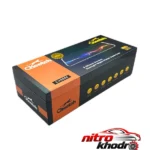 نمای بسته بندی آینه مانیتور دار چیتا با دوربین دنده عقب و ویژگی های پیشرفته برچسب و بسته بندی