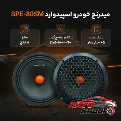 نمای بسته بندی میدرنج خودرو اسپیدوارد مدل SPE-80SM با کیفیت عالی برچسب و بسته بندی