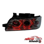 نمای کناری چراغ جلو پژو 405 گروه پژوهش صنعت مدرن مدل 3D-i8-R عمق قاب و پروفایل
