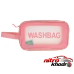 نمای بسته بندی کیف لوازم آرایش زنانه ضد آب مدل Washbag Mini برچسب و بسته بندی