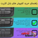 نمای بسته بندی کفپوش سه بعدی بابل کارپت مدل سوپر چرم خودرو برچسب و بسته بندی