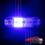 نمای کناری چراغ فلاشر خودرو پلیسی LED با طراحی اسپرت عمق قاب و پروفایل