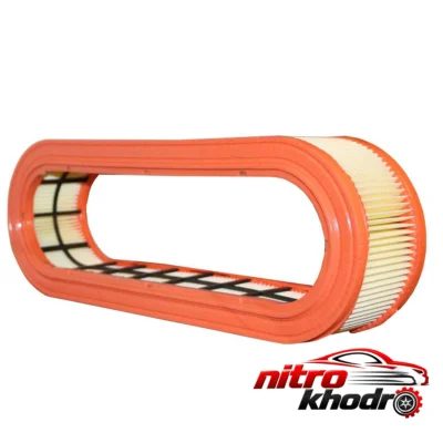 نمای بسته بندی فیلتر هوای خودرو circle T مناسب تیبا و کوییک برچسب و بسته بندی
