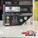 نمای کناری هدلایت تی بی اس دیزاین مدل M8 پروماکس H1 با نور یخی عمق قاب و پروفایل