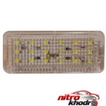 نمای کناری چراغ صندوق عقب خودرو چیکال مدل P-876-SMD با نور LED عمق قاب و پروفایل