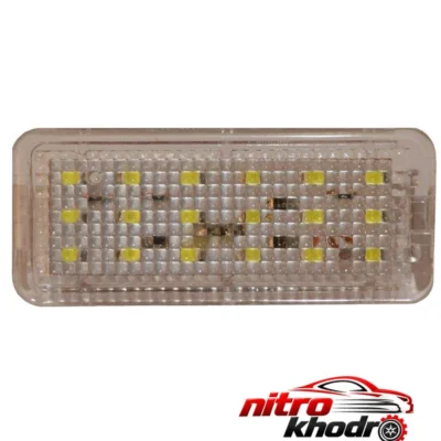 نمای کناری چراغ صندوق عقب خودرو چیکال مدل P-876-SMD با نور LED عمق قاب و پروفایل