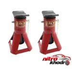 نمای بسته بندی خرک خودرو رویال مدل YP-3000KG با ظرفیت بالا - مجموعه 2 عددی برچسب و بسته بندی