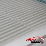 نمای بسته بندی فیلتر کابین دم مدل ساده مناسب MVM X33S و آریزو 6 برچسب و بسته بندی