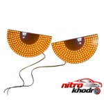 نمای کناری چراغ ال ای دی تزیینی خودرو مدل چشم EYELIGHT عمق قاب و پروفایل