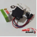 نمای بسته بندی تقویت کننده شیشه بالابر به تیک مدل M4015 برای پژو 405 برچسب و بسته بندی