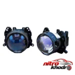 نمای کناری لنز چراغ خودرو زیمر دو حالته مدل L25-VK BI-LED عمق قاب و پروفایل
