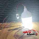 نمای کناری چراغ سیار خودرو ریان با لامپ LED و سیم ۴ متری عمق قاب و پروفایل