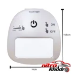 نمای کناری چراغ سقف لمسی اسپرت خودرو پژو 206 عمق قاب و پروفایل