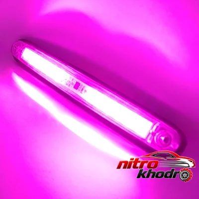 نمای بسته بندی چراغ خودرو فدرالی LED با 5 افکت نور جذاب برچسب و بسته بندی