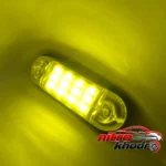 نمای بسته بندی چراغ خطر بغل خودرو LED ضد آب مدل L-202 برچسب و بسته بندی