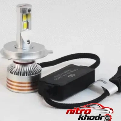 نمای کناری هدلایت کانپکس مدل M14 pro با نور سفید و قدرت بالا عمق قاب و پروفایل