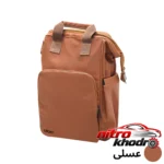 نمای بسته بندی کوله پشتی کودک دلیجان مدل النا با طراحی زیبا برچسب و بسته بندی