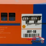 نمای کناری پروژکتور JRY-18 آفرودی با نور سفید و زرد عمق قاب و پروفایل