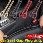 نمای جزئیات پرکننده فضای بین صندلی خودرو و کنسول مدل carseat پرداخت و جزئیات مواد