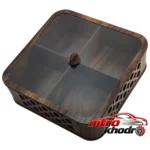 نمای جزئیات جعبه پذیرایی LZ-1 با بدنه MDF و در پلکسی شیک پرداخت و جزئیات مواد