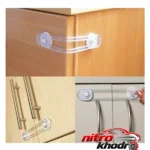 نمای جزئیات قفل درب کابینت آراز مخصوص کودک - بسته 6 عددی پرداخت و جزئیات مواد