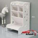 نمای جزئیات استند لوازم اداری چوبی خاص پرداخت و جزئیات مواد
