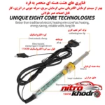 نمای جزئیات هویه برقی سی جی مدل W905C با توان 60 وات پرداخت و جزئیات مواد