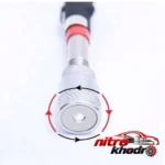نمای جزئیات آهنربا آنتنی چراغ دار با قابلیت تنظیم ارتفاع حرکت و نصب پشتی