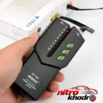 نمای جزئیات تستر کابل شبکه مستک مدل WT-58D با قابلیت ردیابی ولتاژ حرکت و نصب پشتی