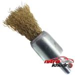 نمای جزئیات فرچه سیمی سر دریلی TRSS با مجموعه 5 عددی کاربردی حرکت و نصب پشتی