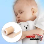 نمای جزئیات چسب اصلاح فرم گوش نوزاد با کیفیت عالی حرکت و نصب پشتی