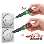 نمای جزئیات فازمتر Utools دوطرفه با سری پیچ گوشتی حرکت و نصب پشتی