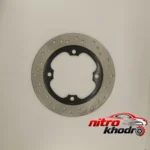 نمای جزئیات دیسک ترمز عقب موتور سیکلت هیرو مدل HH.HT150 پرداخت و جزئیات مواد