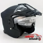 نمای جزئیات کلاه کاسکت استیل برد مدل BLACK Shadow پرداخت و جزئیات مواد