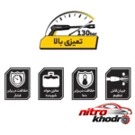 نمای جزئیات کارواش خانگی کنزاکس با موتور القایی و فشار بالا پرداخت و جزئیات مواد