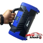 نمای جزئیات کمپرسور هوا کارینو با فناوری دو سیلندر و فشار بالا حرکت و نصب پشتی