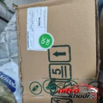 نمای جزئیات غربیلک فرمان فابریک اندیشه ایمنی خودرو با طراحی دریفتینگ پرداخت و جزئیات مواد