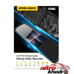 نمای جزئیات مانیتور آینه ای DVR با سنسور حرکت و وای فای داخلی حرکت و نصب پشتی