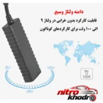 نمای جزئیات ردیاب خودرو GT23 با سنسور GPS و ارتباط GPRS پرداخت و جزئیات مواد