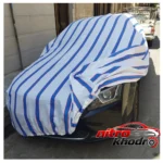 نمای جزئیات چادر خودرو اسمارطور ضدخش با کش و قلاب میانی حرکت و نصب پشتی