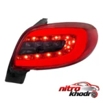نمای جزئیات چراغ خطر عقب ان جی کو LED مناسب پژو 207 - بسته دو عددی حرکت و نصب پشتی