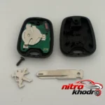 نمای جزئیات قاب ریموت خودرو ژیلو مدل RMT_kamel با طراحی منحصر به فرد پرداخت و جزئیات مواد