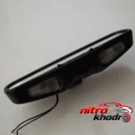 نمای جزئیات آینه وسط خودرو Capris با چراغ LED پرداخت و جزئیات مواد