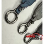 نمای جزئیات کاور ریموت چرم و چوب دست دوز ام آر جی پرداخت و جزئیات مواد