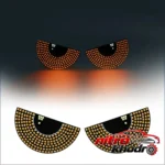 نمای جزئیات چراغ LED هوشمند خودرو Devils Eye با قابلیت شارژ USB حرکت و نصب پشتی