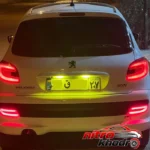 نمای جزئیات چراغ مه شکن عقب LED مدل DDI-6655 برای پژو 207 پرداخت و جزئیات مواد