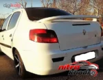 نمای جزئیات بال عقب خودرو رانا مدل S206RCz با طراحی منحصر به فرد پرداخت و جزئیات مواد