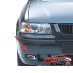 نمای کناری چراغ مه شکن جلو خودرو گروه پژوهش صنعت مدرن عمق قاب و پروفایل