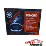 نمای جزئیات اسپیکر بیضی سونورو مدل SN-6975V1 با توان بالا حرکت و نصب پشتی